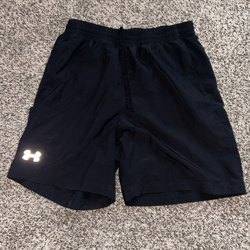 Black Under Armour athletic shorts. Size medium.